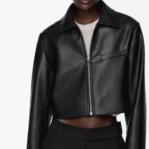 Zara Faux Leather Jacket